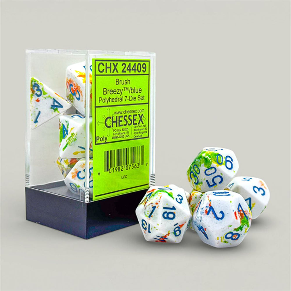 Chessex Breezy/Blue Chx24409 Brush