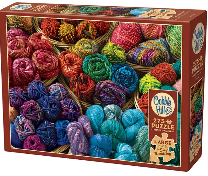 Cobble Hill A Yen for Yarn 275 Large Piece Puzzle | Pandora's Boox