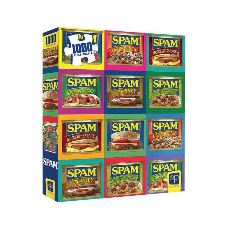 Spam Brand Sizzle, Pork and Mmm 1000pc jigsaw puzzle | Pandora's Boox