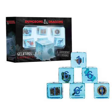 D&D Adventure Dice Set: Gelatinous Cube 6 x D6
