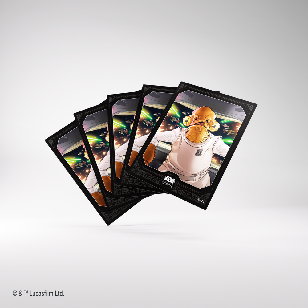 Star Wars Unlimited: Gamegenic Sleeves 60 count Admiral Ackbar