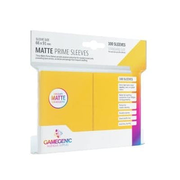 Gamegenic Prime Sleeves Yellow (100 pk)
