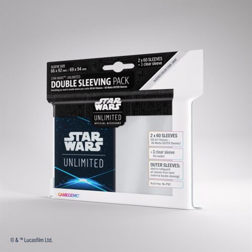 Star Wars Unlimited: Gamegenic Double Sleeve Pack Space Blue | Pandora's Boox