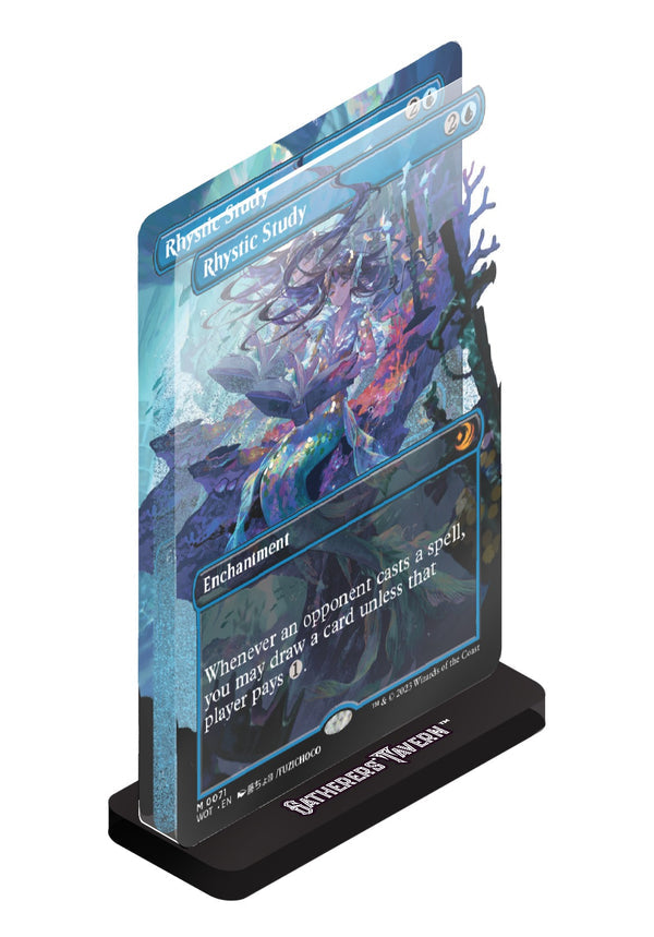 Rhystic Study Acrylic Standee Slab