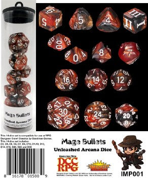 Mage Bullets DCC RPG dice
