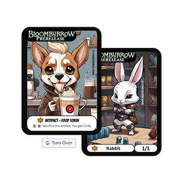 Rabbit // Food Double-Sided Token [Pandora's Tokens] (promos)