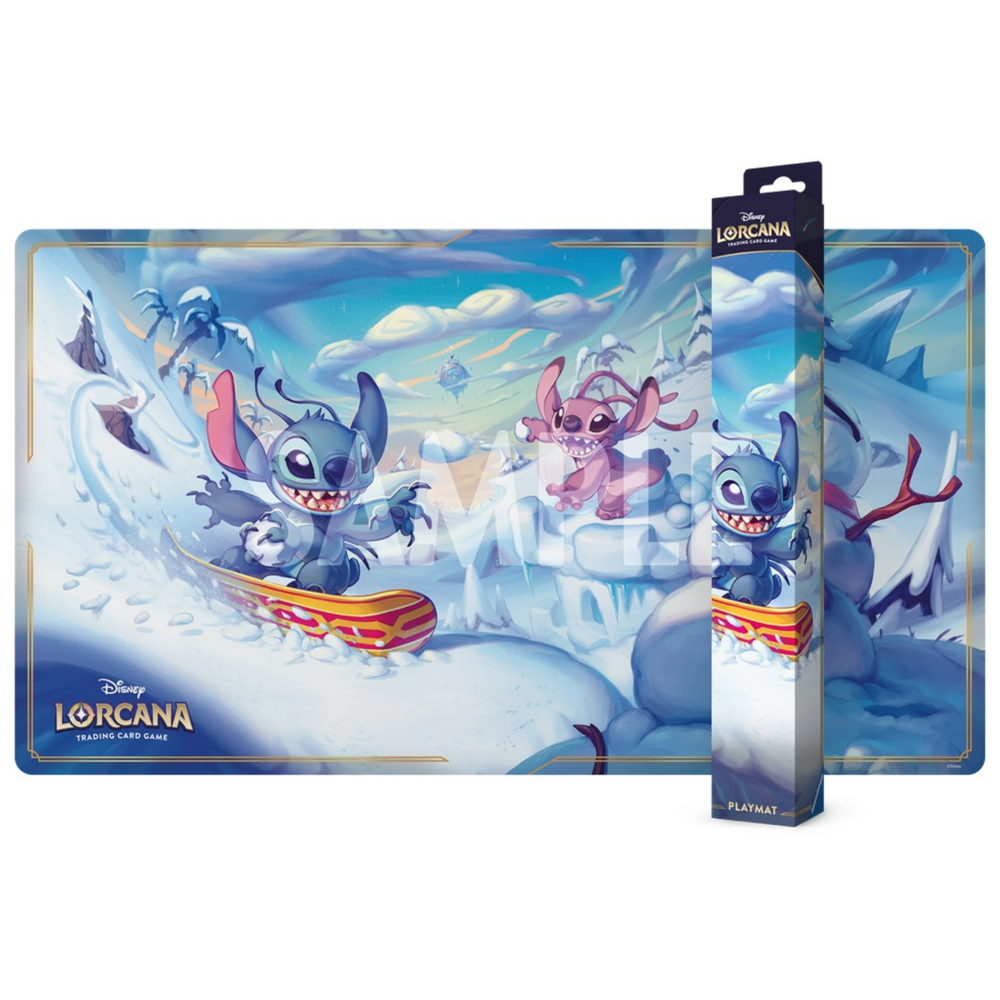 Lorcana Playmat: Snowboarding Stitch