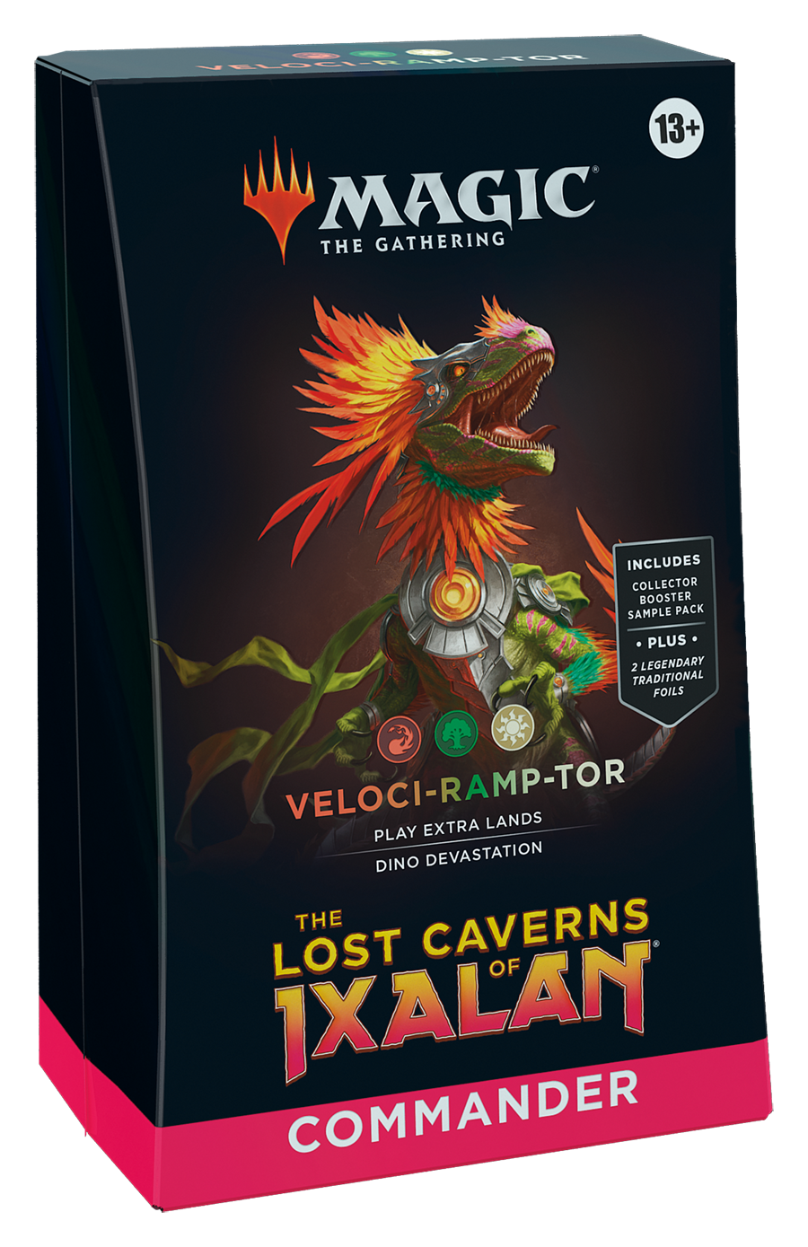 The Lost Caverns of Ixalan Commander Deck: Veloci-RAMP-tor | Pandora's Boox