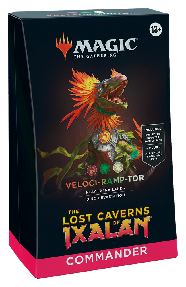 The Lost Caverns of Ixalan Commander Deck: Veloci-RAMP-tor