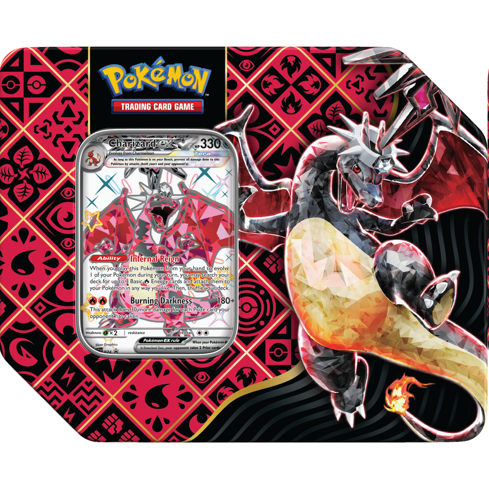 Pokemon Tin: Paldean Fates: Charizard EX