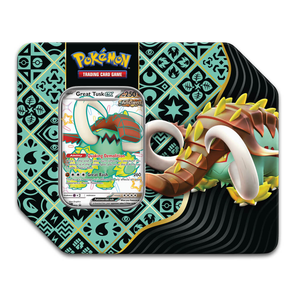 Pokemon Tin: Paldean Fates: Great Tusk