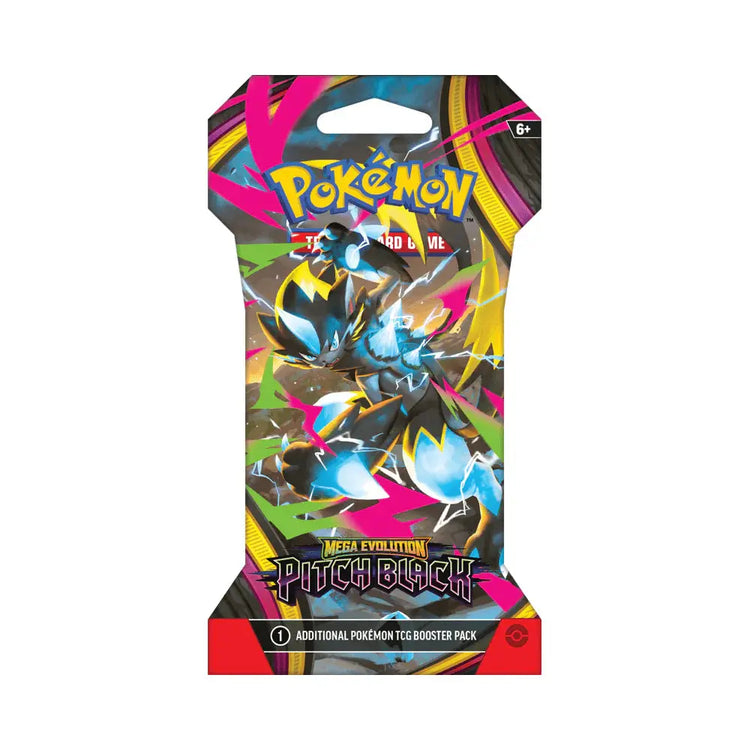Pokémon Pitch Black Sleeved Booster Pack (1 per customer per day)
