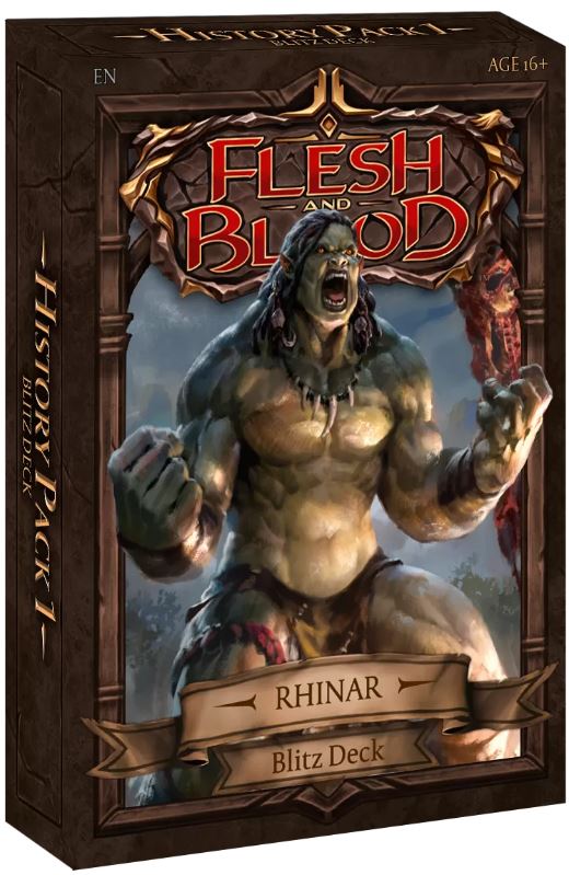 Flesh and Blood: History Pack 1 Blitz Deck - Rhinar | Pandora's Boox