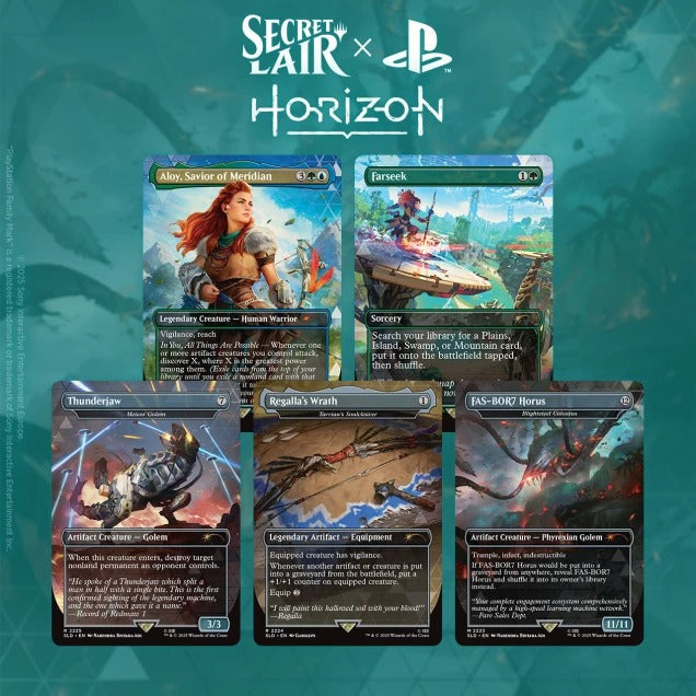 Secret Lair X Series : Playstation, Horizon, Into the Forbidden West (one per customer)