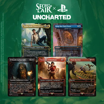Secret Lair X Series : Playstation, Uncharted (one per customer)