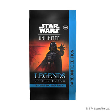 Star Wars Unlimited: Legends of the Force Carbonite Booster Pack (Four Per Customer)
