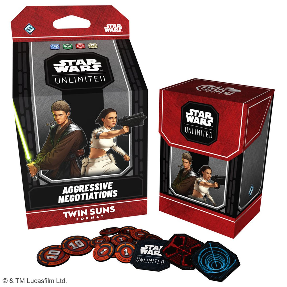 Star Wars Unlimited: Twin Suns Deck - Aggressive Negotiations (One Per Customer)