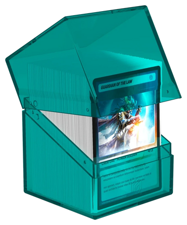 Boulder (100+) Deck Box Clear Malachite