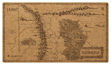 UG PLAYMAT The Hobbit Map - Wilderlands
