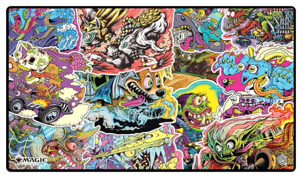 Aetherdrift Playmat: Rude Racers