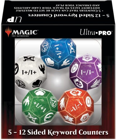 Ultra Pro 12 sided Keyword Counters for Magic: The Gathering