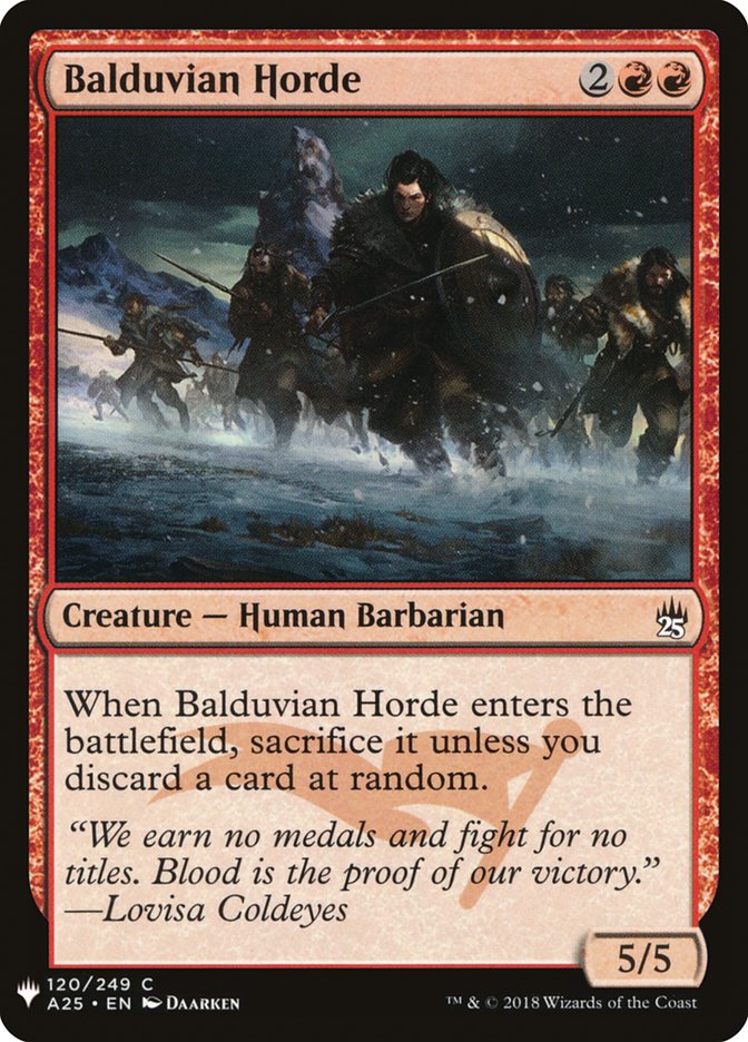 Balduvian Horde [Mystery Booster] | Pandora's Boox