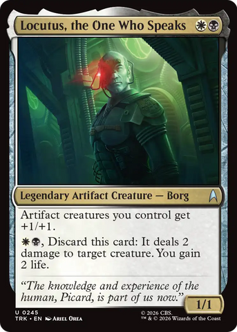 Locutus, the One Who Speaks [Star Trek]