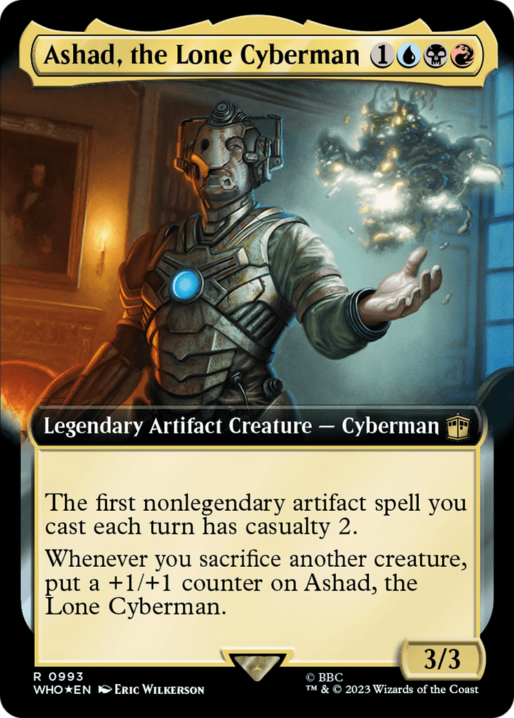Ashad, the Lone Cyberman (Extended Art) (Surge Foil) [Doctor Who] | Pandora's Boox