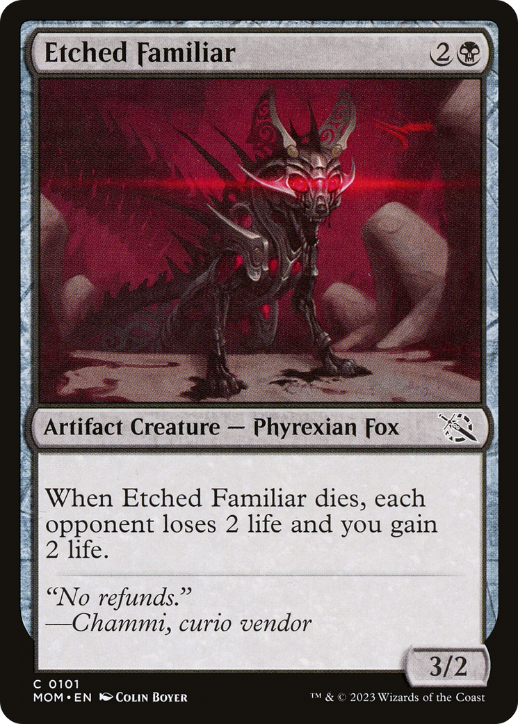 Etched Familiar [March of the Machine] | Pandora's Boox