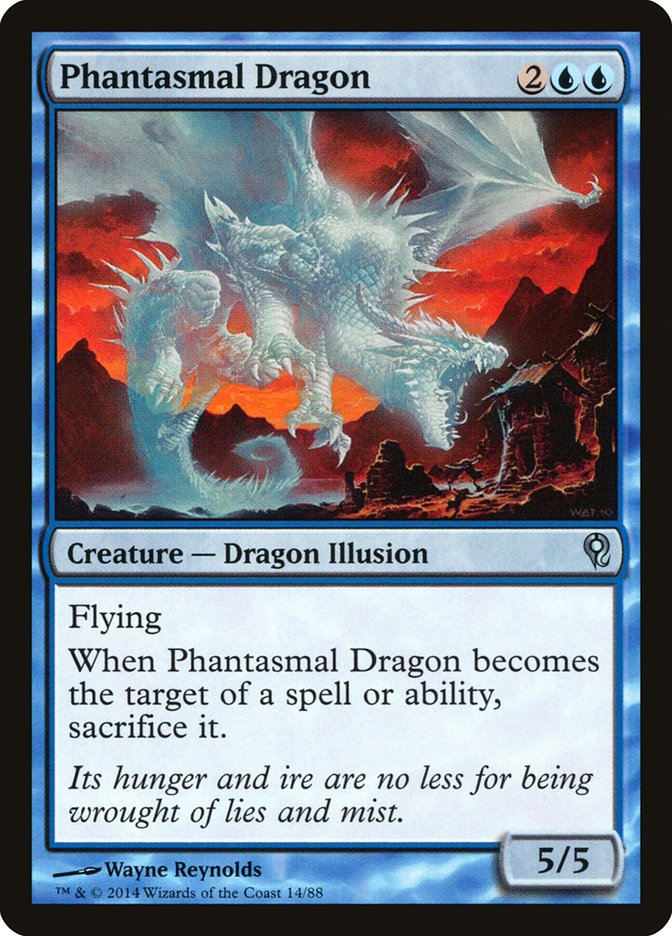 Phantasmal Dragon [Duel Decks: Jace vs. Vraska] | Pandora's Boox
