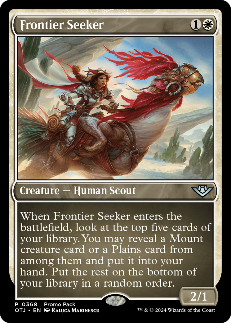 Frontier Seeker (Promo Pack) [Outlaws of Thunder Junction Promos] | Pandora's Boox