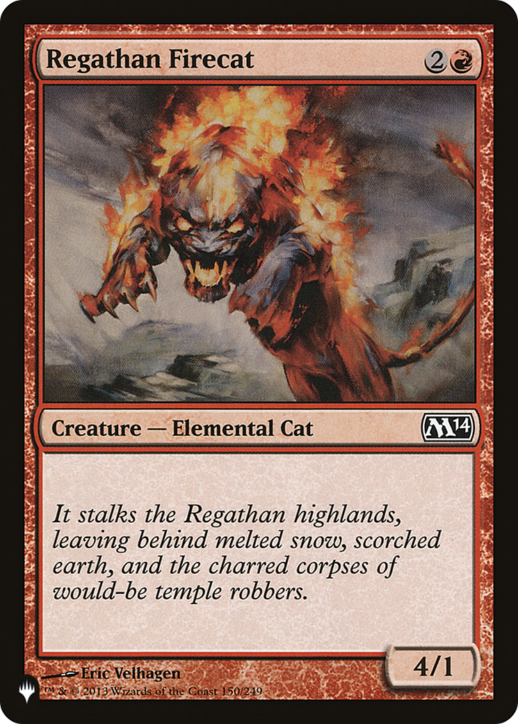 Regathan Firecat [The List] | Pandora's Boox
