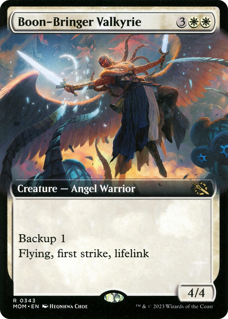 Boon-Bringer Valkyrie (Extended Art) [March of the Machine] | Pandora's Boox