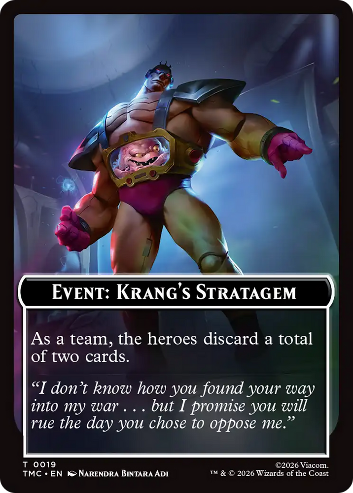 Event: Krang's Stratagem [Teenage Mutant Ninja Turtles Commander Tokens]