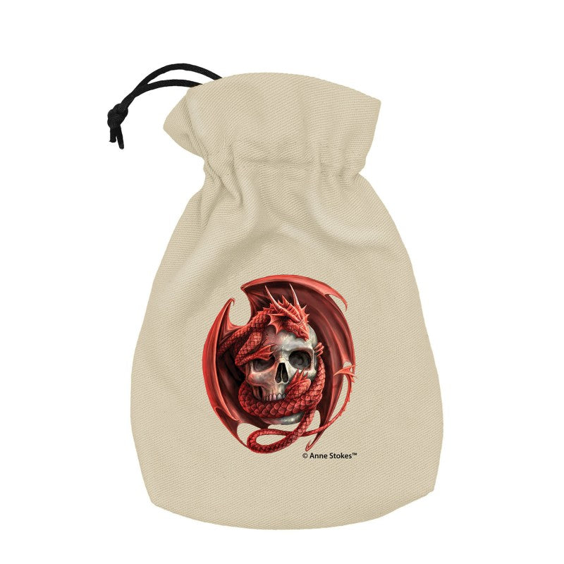 Anne Stokes Dice Bag: Skull Embrace
