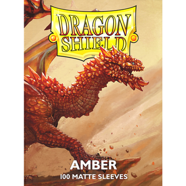 Dragon Shield Matte (100 pk) Amber