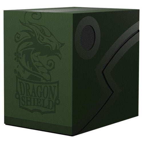 Dragon Shield Double Shell 150+ Deckbox Shadow - Green