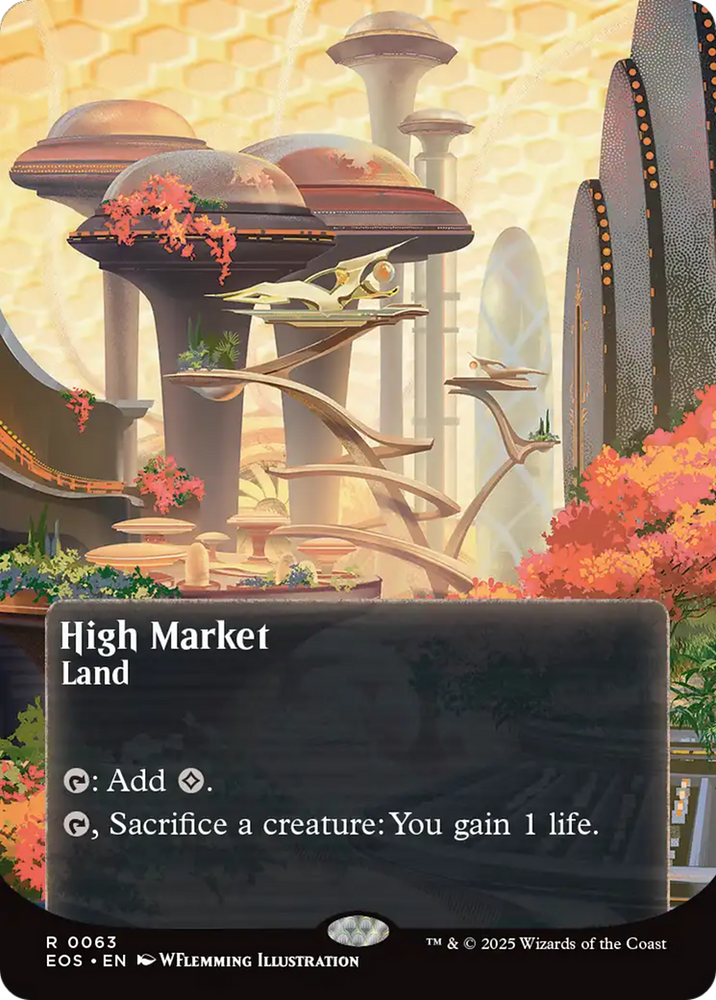 High Market (0063) (Borderless) [Edge of Eternities: Stellar Sights]