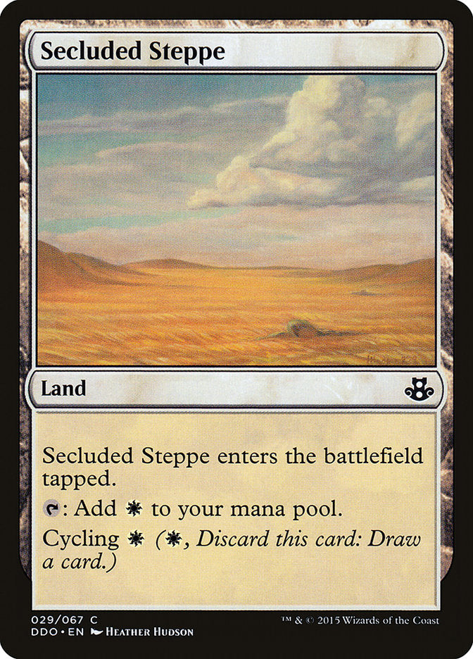 Secluded Steppe [Duel Decks: Elspeth vs. Kiora] | Pandora's Boox