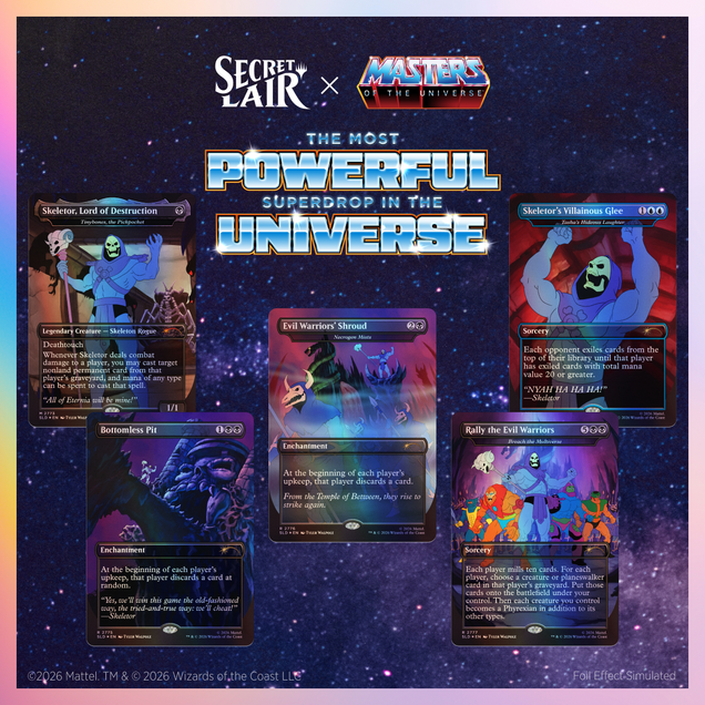 Secret Lair X Series : Masters of the Universe - Nyah-Ha-Ha! (Foil)