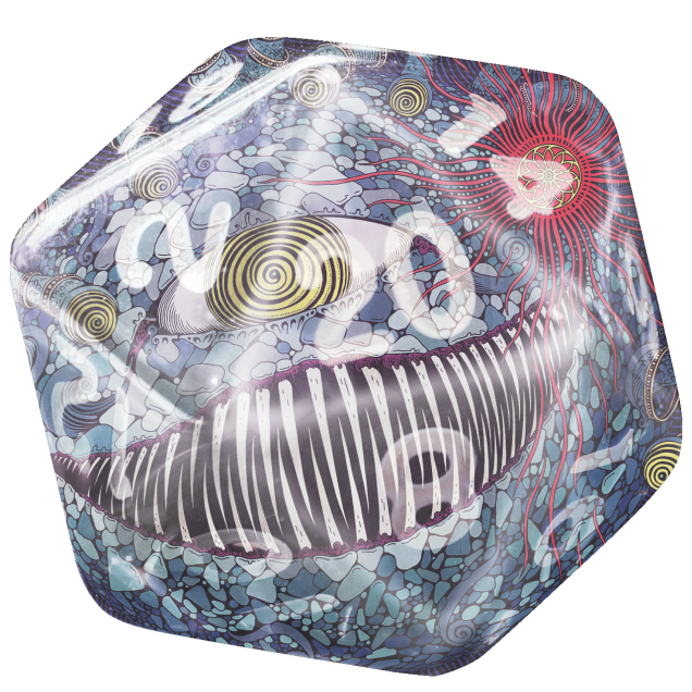 Secret Lair X Dungeons and Dragons: Death is in the Eyes of the Beholder Rainbow Foil