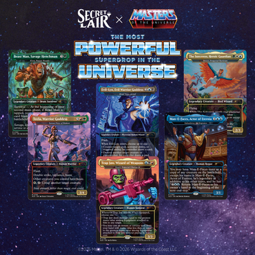 Secret Lair X Series : Masters of the Universe - Allies and Enemies of Eternia