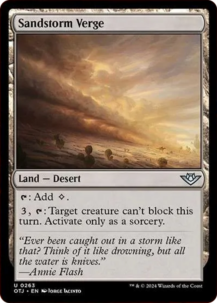 Sandstorm Verge [Outlaws of Thunder Junction] | Pandora's Boox