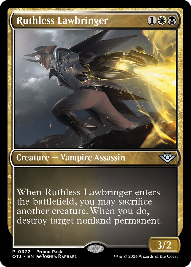 Ruthless Lawbringer (Promo Pack) [Outlaws of Thunder Junction Promos] | Pandora's Boox