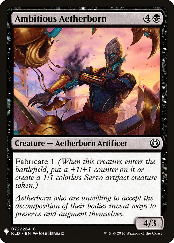 Ambitious Aetherborn [Mystery Booster] | Pandora's Boox