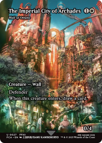 Wall of Omens - The Imperial City of Archades (Showcase) [FINAL FANTASY : Through the Ages]