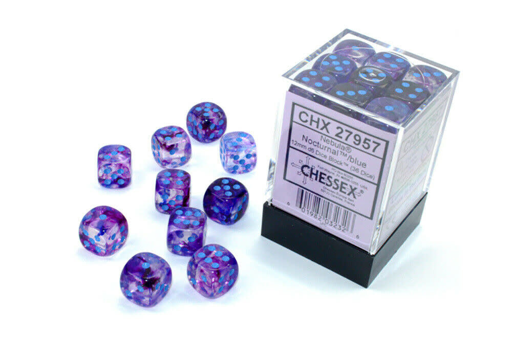 Chessex Luminary Effect Chx27597 Nebula Aura / White