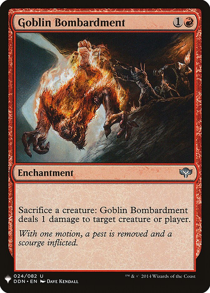 Goblin Bombardment [Mystery Booster] | Pandora's Boox