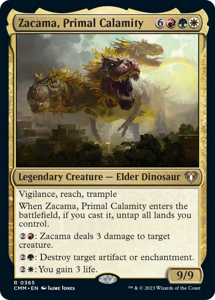 Zacama, Primal Calamity [Commander Masters] | Pandora's Boox