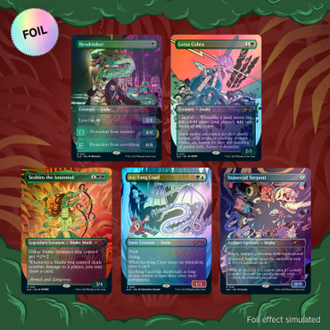 Secret Lair: Ssssssnakessssss Foil